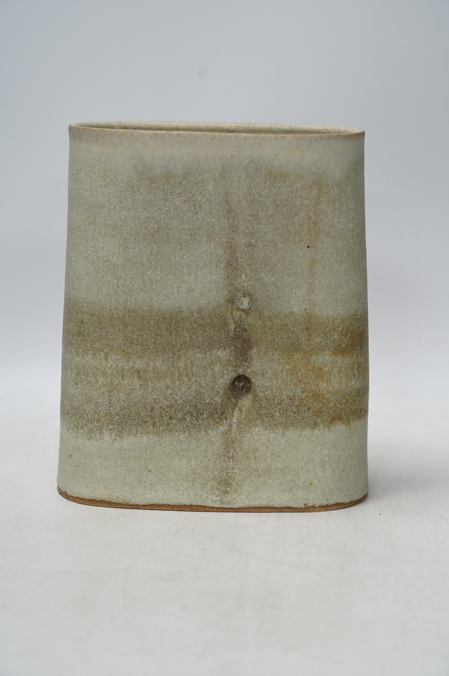 Eileen Lewenstein (1925-2005), a studio pottery vase, stamped to the base, 18.5cm high. Condition - good